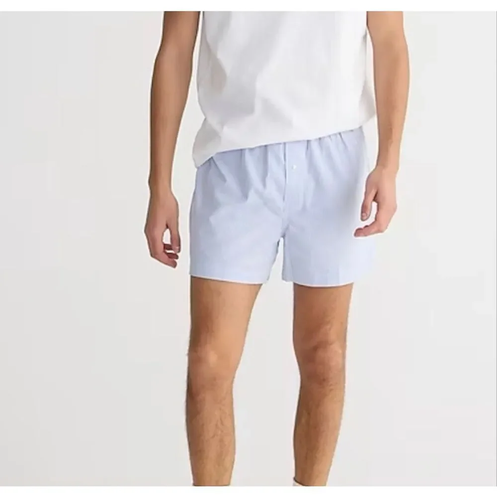 J. Crew Boxer short in garment-dyed Broken-in organic cotton oxford PinkNWT size